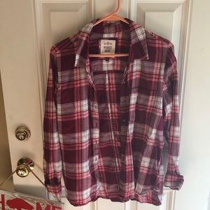 Flannel button up long sleeve